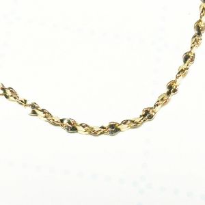 24kgb Twisted Rope Chain Bracelet 